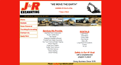Desktop Screenshot of jr-excavating.com